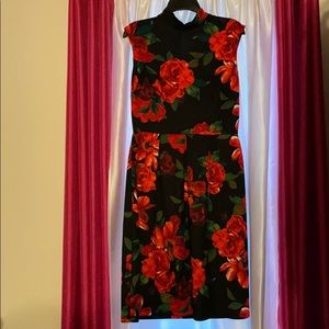 Enfocus Studio Black and Rose Dress